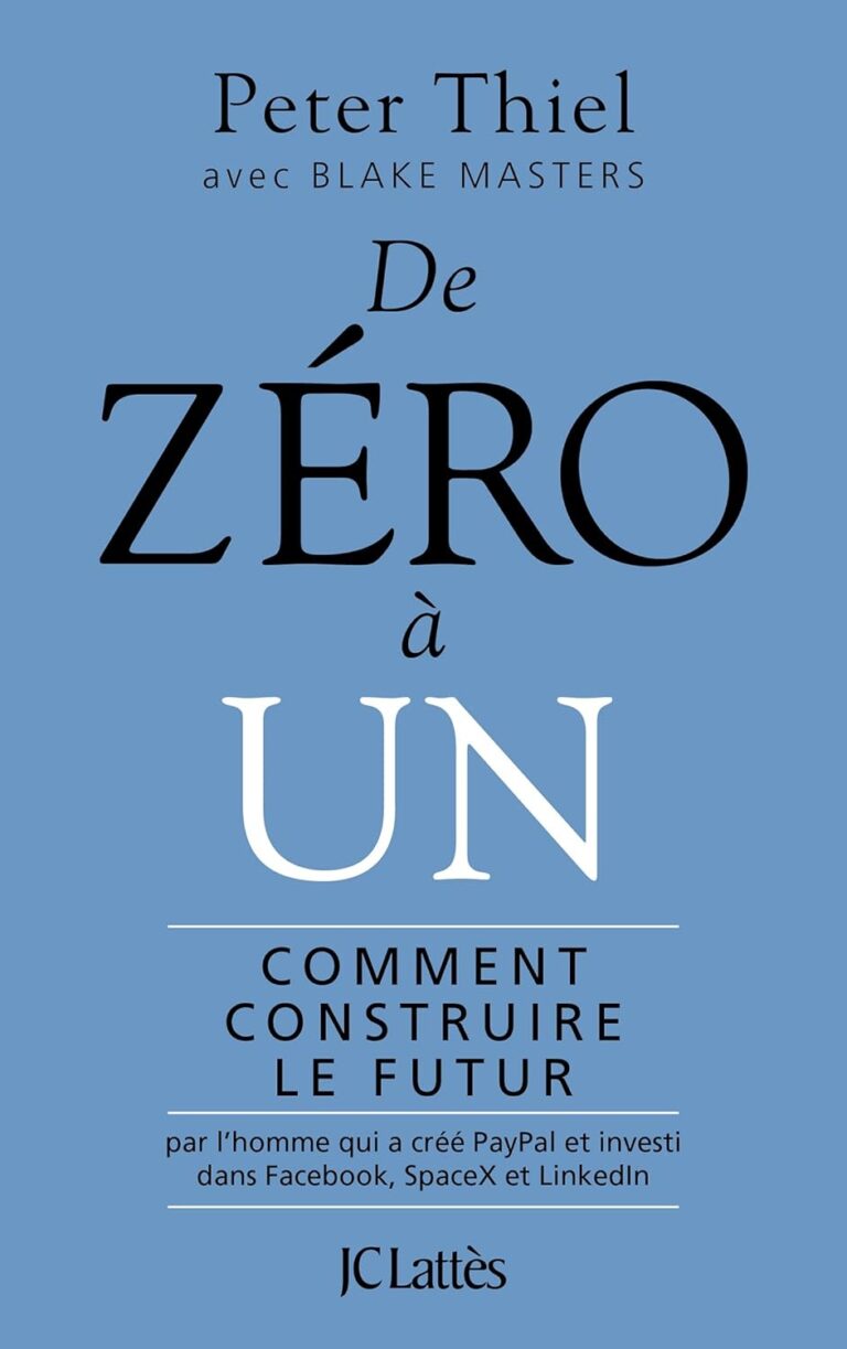 livre de zero à un