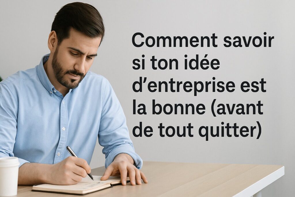 Bannière comment savoir si ton idée est la bonne